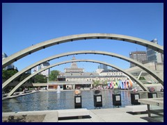 Nathan Phillips Square 10 - Pond towards Canada Life Bldg